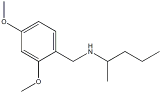 [(2,4-dimethoxyphenyl)methyl](pentan-2-yl)amine,,结构式