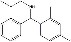 [(2,4-dimethylphenyl)(phenyl)methyl](propyl)amine 化学構造式