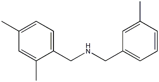 [(2,4-dimethylphenyl)methyl][(3-methylphenyl)methyl]amine Structure