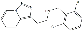 [(2,6-dichlorophenyl)methyl](2-{[1,2,4]triazolo[3,4-a]pyridin-3-yl}ethyl)amine Structure