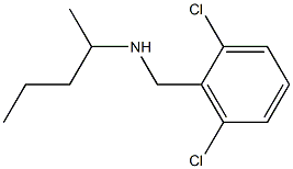 [(2,6-dichlorophenyl)methyl](pentan-2-yl)amine 化学構造式
