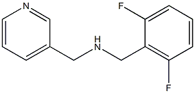 [(2,6-difluorophenyl)methyl](pyridin-3-ylmethyl)amine 结构式