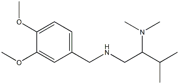 [(3,4-dimethoxyphenyl)methyl][2-(dimethylamino)-3-methylbutyl]amine Structure