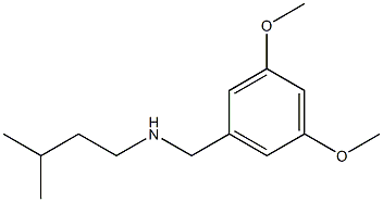 [(3,5-dimethoxyphenyl)methyl](3-methylbutyl)amine 化学構造式