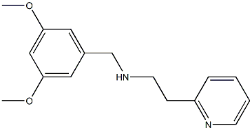 [(3,5-dimethoxyphenyl)methyl][2-(pyridin-2-yl)ethyl]amine 结构式