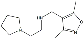 [(3,5-dimethyl-1,2-oxazol-4-yl)methyl][2-(pyrrolidin-1-yl)ethyl]amine Structure