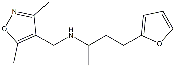 [(3,5-dimethyl-1,2-oxazol-4-yl)methyl][4-(furan-2-yl)butan-2-yl]amine|