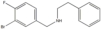 [(3-bromo-4-fluorophenyl)methyl](2-phenylethyl)amine 化学構造式