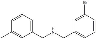 [(3-bromophenyl)methyl][(3-methylphenyl)methyl]amine Structure