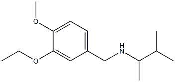 [(3-ethoxy-4-methoxyphenyl)methyl](3-methylbutan-2-yl)amine Structure