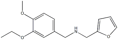 [(3-ethoxy-4-methoxyphenyl)methyl](furan-2-ylmethyl)amine Structure