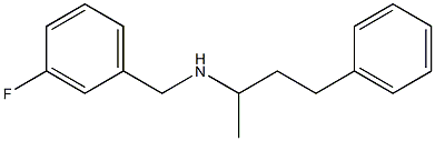 [(3-fluorophenyl)methyl](4-phenylbutan-2-yl)amine 结构式