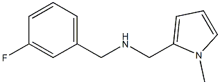[(3-fluorophenyl)methyl][(1-methyl-1H-pyrrol-2-yl)methyl]amine Struktur