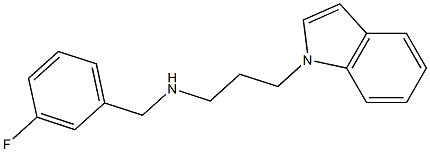  [(3-fluorophenyl)methyl][3-(1H-indol-1-yl)propyl]amine