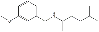 [(3-methoxyphenyl)methyl](5-methylhexan-2-yl)amine Struktur
