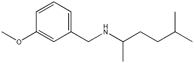 [(3-methoxyphenyl)methyl](5-methylhexan-2-yl)amine Structure