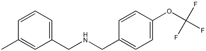  [(3-methylphenyl)methyl]({[4-(trifluoromethoxy)phenyl]methyl})amine