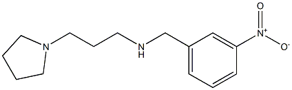 [(3-nitrophenyl)methyl][3-(pyrrolidin-1-yl)propyl]amine,,结构式