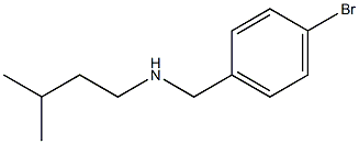[(4-bromophenyl)methyl](3-methylbutyl)amine 化学構造式
