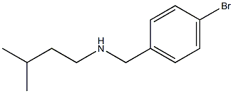 [(4-bromophenyl)methyl](3-methylbutyl)amine Structure