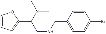  [(4-bromophenyl)methyl][2-(dimethylamino)-2-(furan-2-yl)ethyl]amine