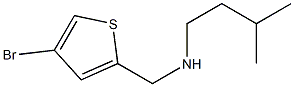 [(4-bromothiophen-2-yl)methyl](3-methylbutyl)amine Structure
