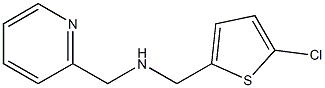 [(5-chlorothiophen-2-yl)methyl](pyridin-2-ylmethyl)amine Structure