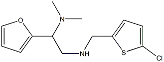 [(5-chlorothiophen-2-yl)methyl][2-(dimethylamino)-2-(furan-2-yl)ethyl]amine Structure