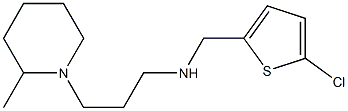 [(5-chlorothiophen-2-yl)methyl][3-(2-methylpiperidin-1-yl)propyl]amine Struktur