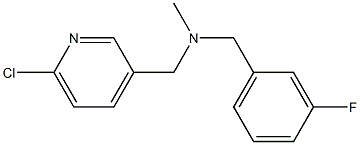 [(6-chloropyridin-3-yl)methyl][(3-fluorophenyl)methyl]methylamine