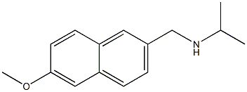 [(6-methoxynaphthalen-2-yl)methyl](propan-2-yl)amine,,结构式