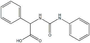 [(anilinocarbonyl)amino](phenyl)acetic acid 化学構造式