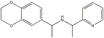 [1-(2,3-dihydro-1,4-benzodioxin-6-yl)ethyl][1-(pyridin-2-yl)ethyl]amine Struktur