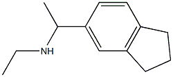 [1-(2,3-dihydro-1H-inden-5-yl)ethyl](ethyl)amine,,结构式