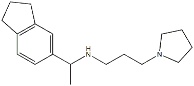  [1-(2,3-dihydro-1H-inden-5-yl)ethyl][3-(pyrrolidin-1-yl)propyl]amine