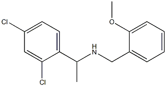 [1-(2,4-dichlorophenyl)ethyl][(2-methoxyphenyl)methyl]amine|