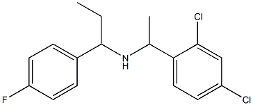  [1-(2,4-dichlorophenyl)ethyl][1-(4-fluorophenyl)propyl]amine