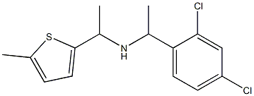 [1-(2,4-dichlorophenyl)ethyl][1-(5-methylthiophen-2-yl)ethyl]amine Struktur