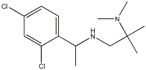 [1-(2,4-dichlorophenyl)ethyl][2-(dimethylamino)-2-methylpropyl]amine Structure