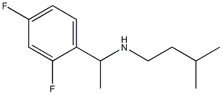 [1-(2,4-difluorophenyl)ethyl](3-methylbutyl)amine,,结构式