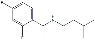 [1-(2,4-difluorophenyl)ethyl](3-methylbutyl)amine 化学構造式