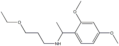 [1-(2,4-dimethoxyphenyl)ethyl](3-ethoxypropyl)amine|