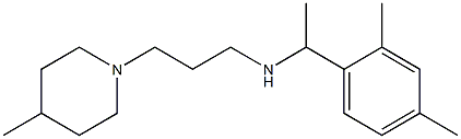 [1-(2,4-dimethylphenyl)ethyl][3-(4-methylpiperidin-1-yl)propyl]amine|