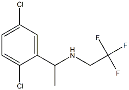 [1-(2,5-dichlorophenyl)ethyl](2,2,2-trifluoroethyl)amine,,结构式