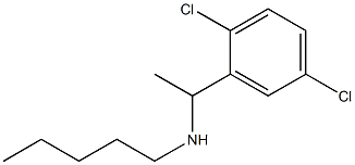 [1-(2,5-dichlorophenyl)ethyl](pentyl)amine 化学構造式