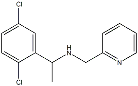 [1-(2,5-dichlorophenyl)ethyl](pyridin-2-ylmethyl)amine Struktur