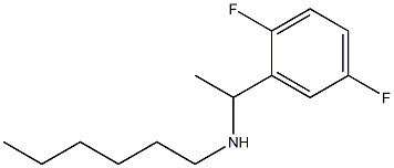 [1-(2,5-difluorophenyl)ethyl](hexyl)amine,,结构式