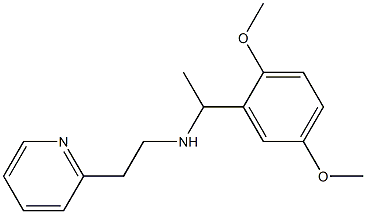 [1-(2,5-dimethoxyphenyl)ethyl][2-(pyridin-2-yl)ethyl]amine Structure