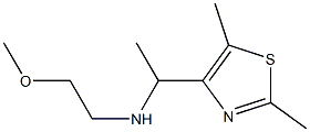 [1-(2,5-dimethyl-1,3-thiazol-4-yl)ethyl](2-methoxyethyl)amine,,结构式