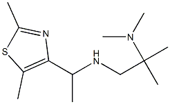 [1-(2,5-dimethyl-1,3-thiazol-4-yl)ethyl][2-(dimethylamino)-2-methylpropyl]amine Structure